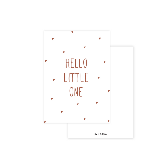 Fien & Feau - Hello little one kaart