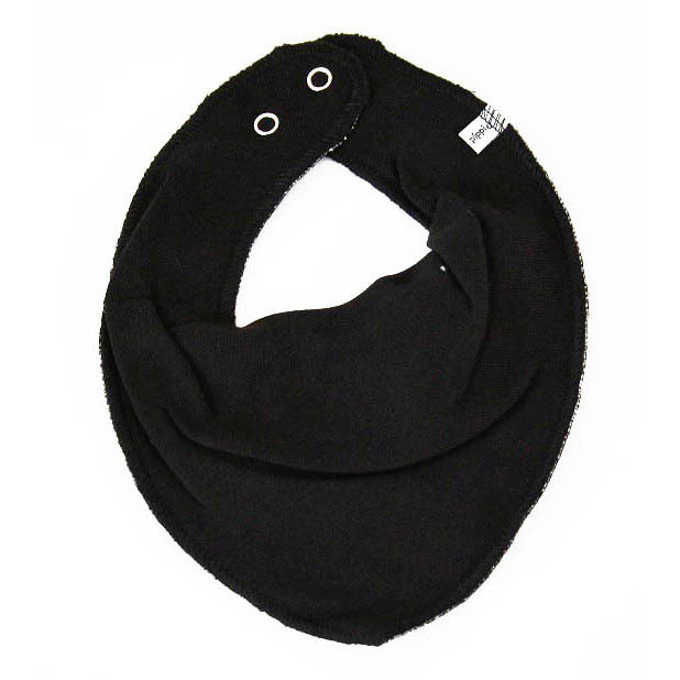 Pippi - Bandana bib zwart