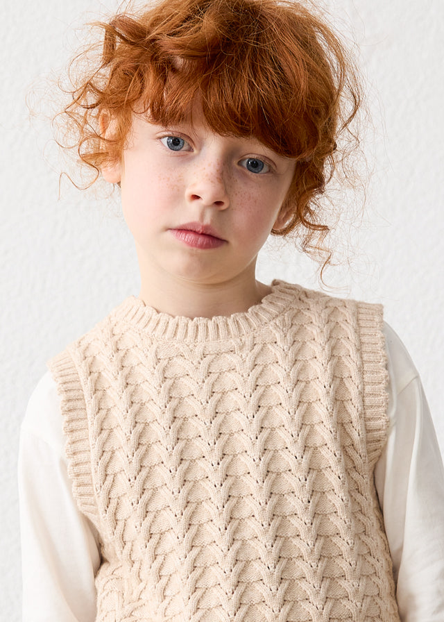 Mayoral - Gilet beige 4329