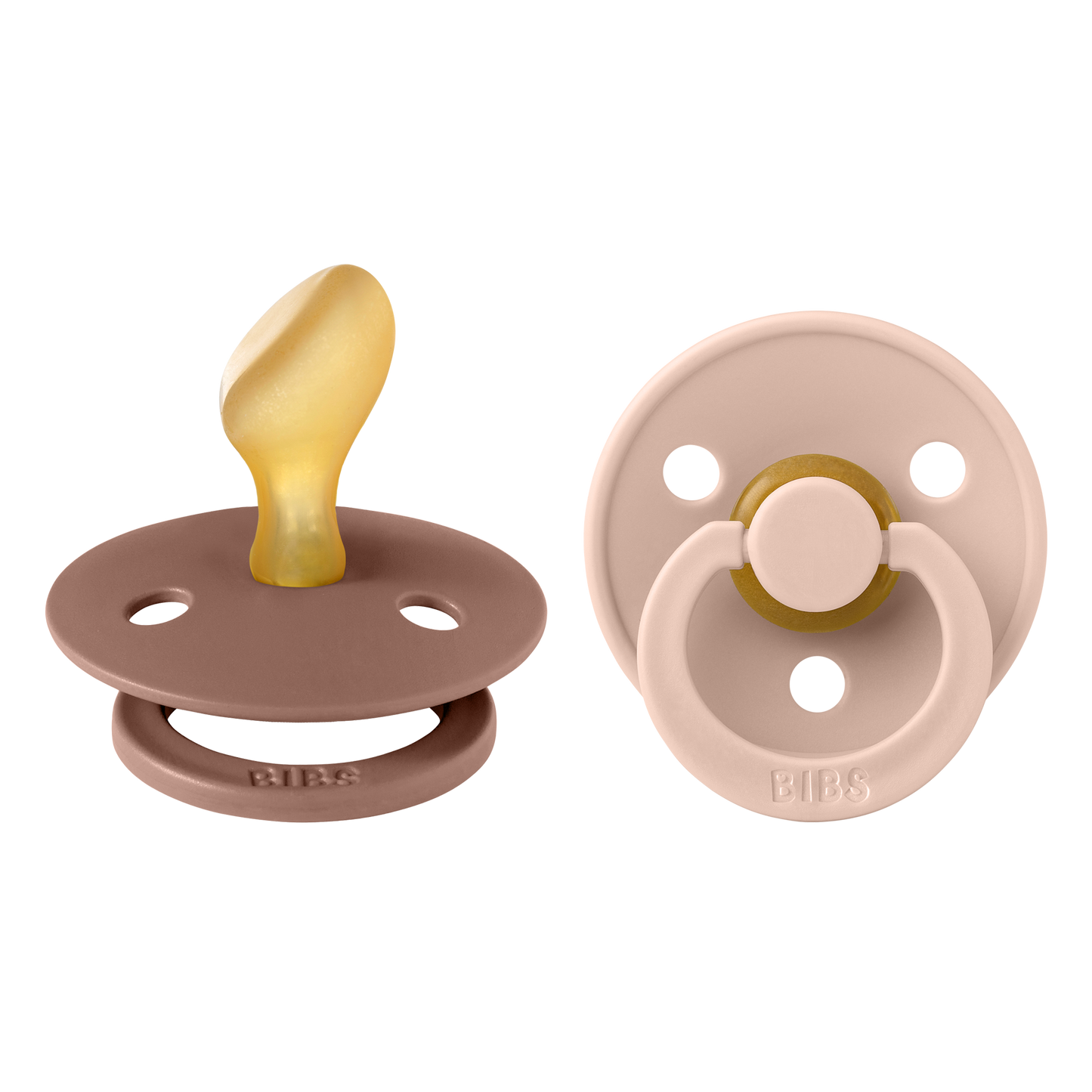 BIBS - 2-pack anatomic Blush/Woodchuck - 2