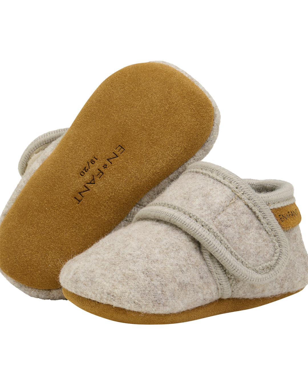 En Fant - Wool slofjes sand 2060