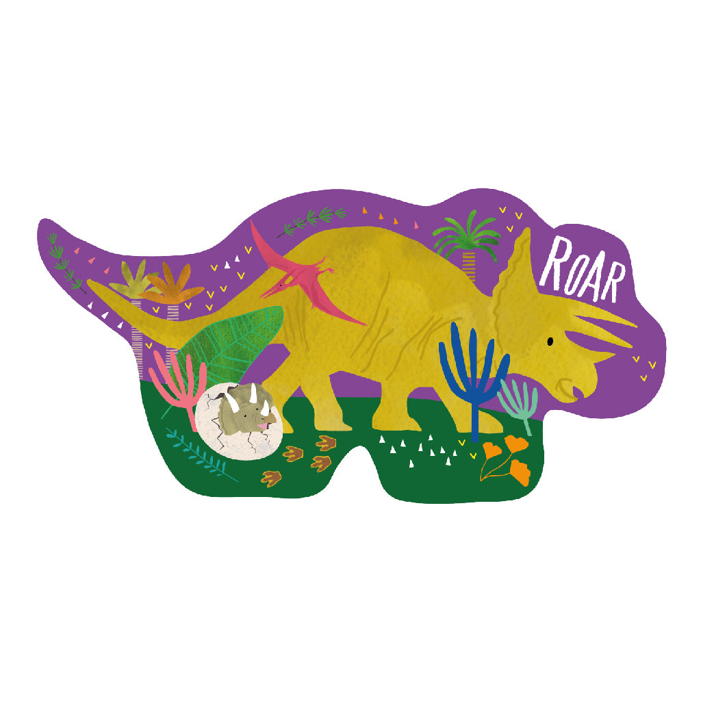 Floss & Rock - Dino 12 stuks jigsaw puzzle