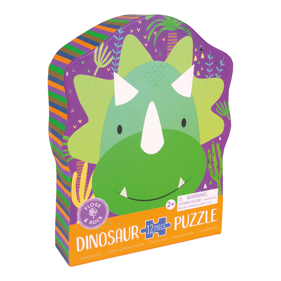 Floss & Rock - Dino 12 stuks jigsaw puzzle