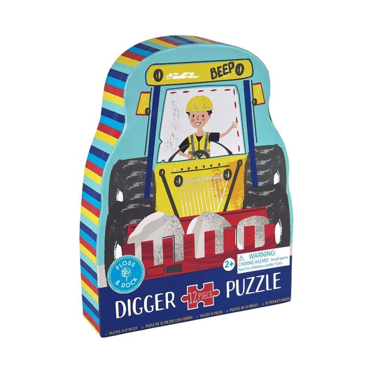 Floss & Rock - Digger 12 stuks jigsaw puzzle