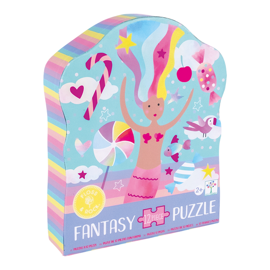 Floss & Rock - 12 Piece Shaped Jigsaw in Shaped Box - Fantasy