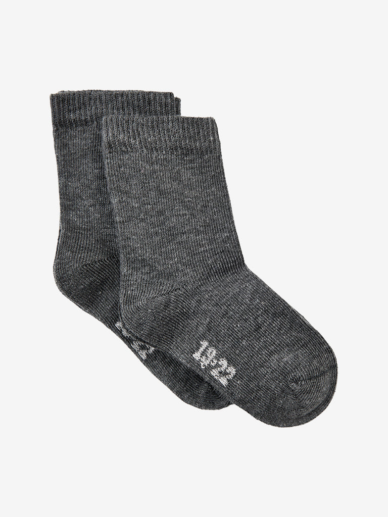 Minymo - Enkel sokken dark grey
