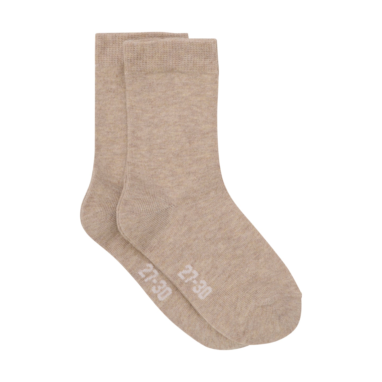Minymo - Enkel sokken beige