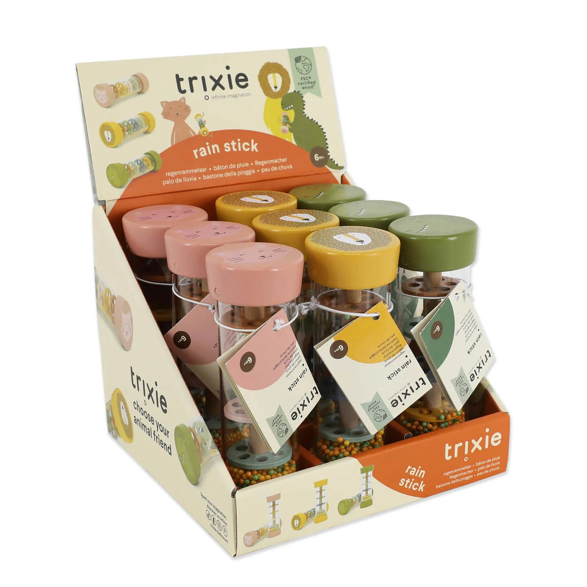 Trixie - Houten regenrammelaar