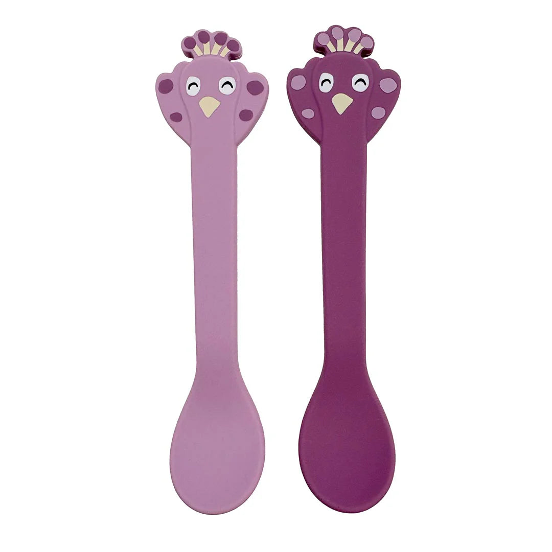 Trixie - Siliconen lepel 2-pack - Mrs. Peacock