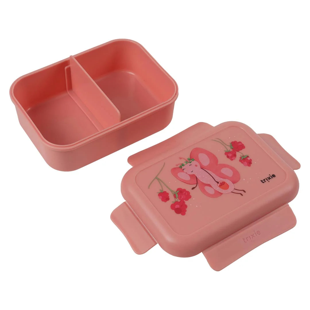Trixie - Brooddoos met clips - Fruit fairy Mrs. Butterfly