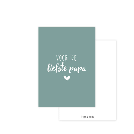 Fien & Feau - Voor de liefste papa kaart