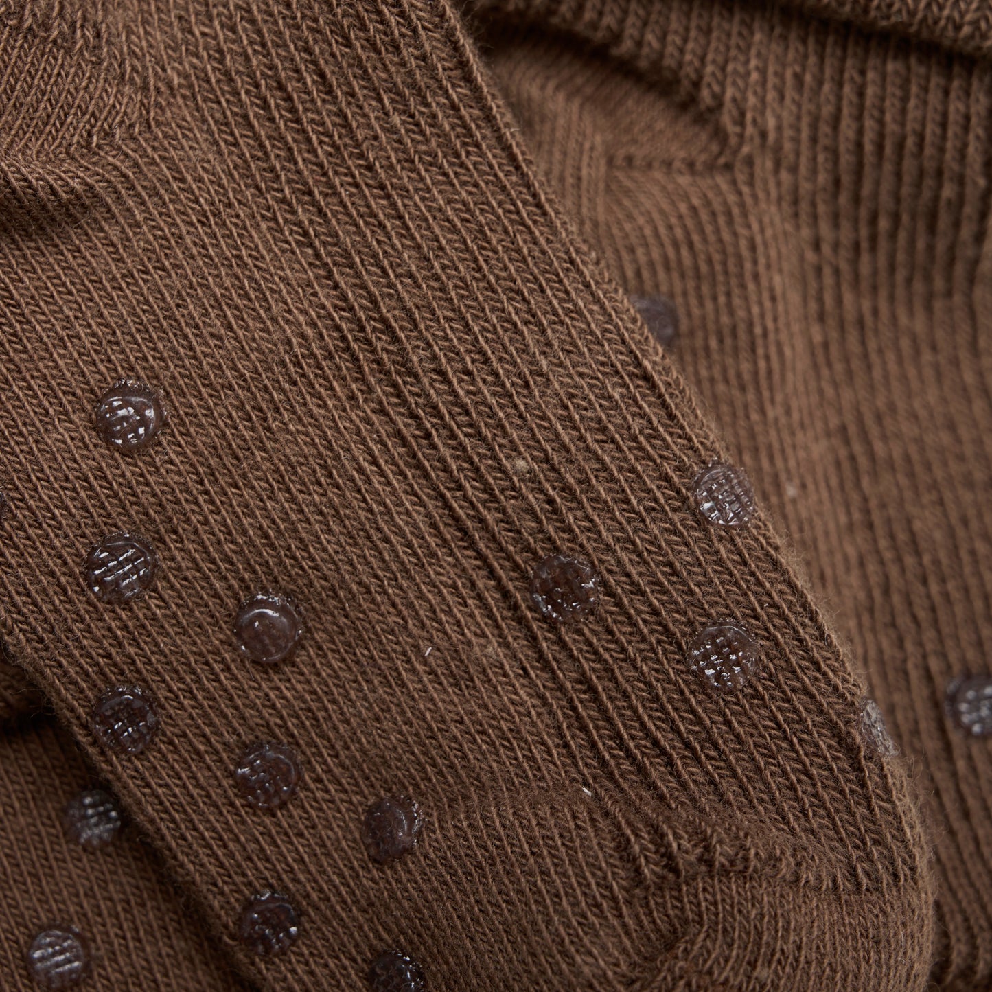 Minymo - Sokken met antislip bruin