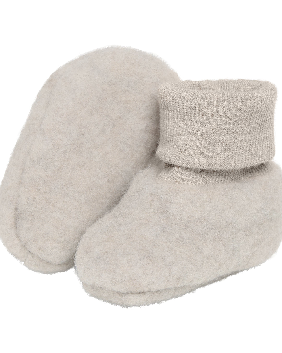 Huttelihut - Footies wool fleece camel