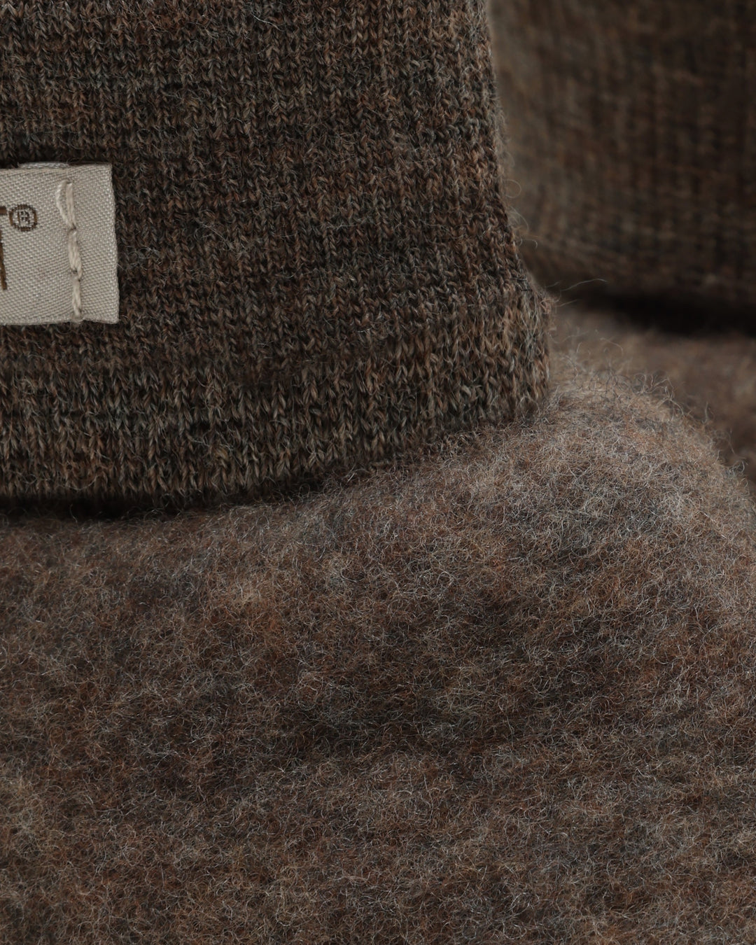 Huttelihut - Footies wool fleece brown