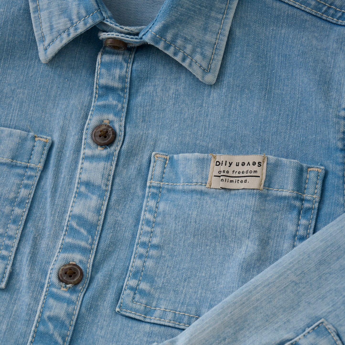 Daily 7 - Denim blouse