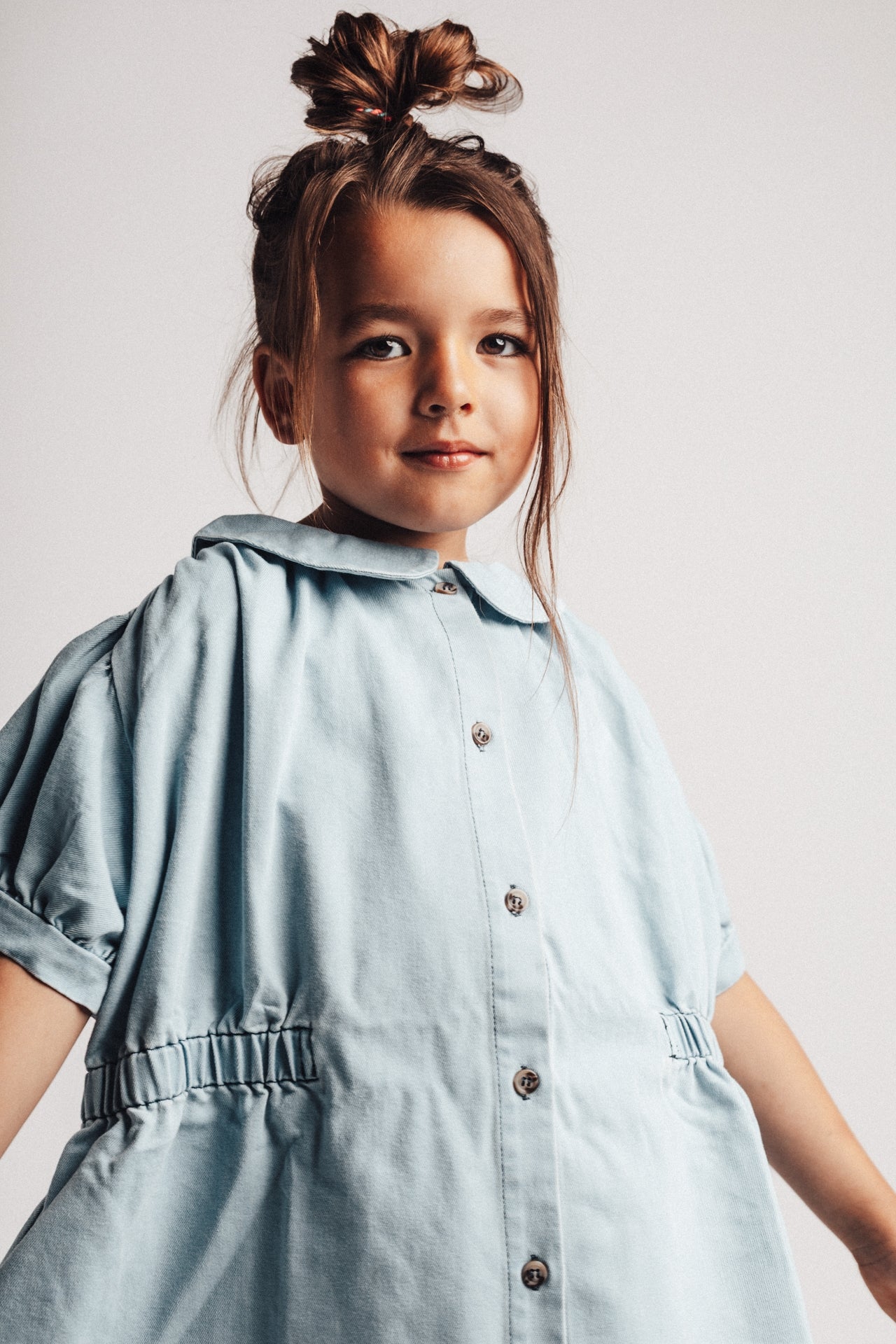Baje - Mirabel dress blue denim light
