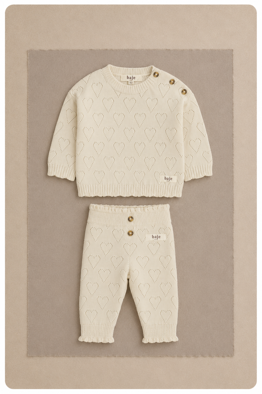 Baje Studio - Charlie creme oat pants