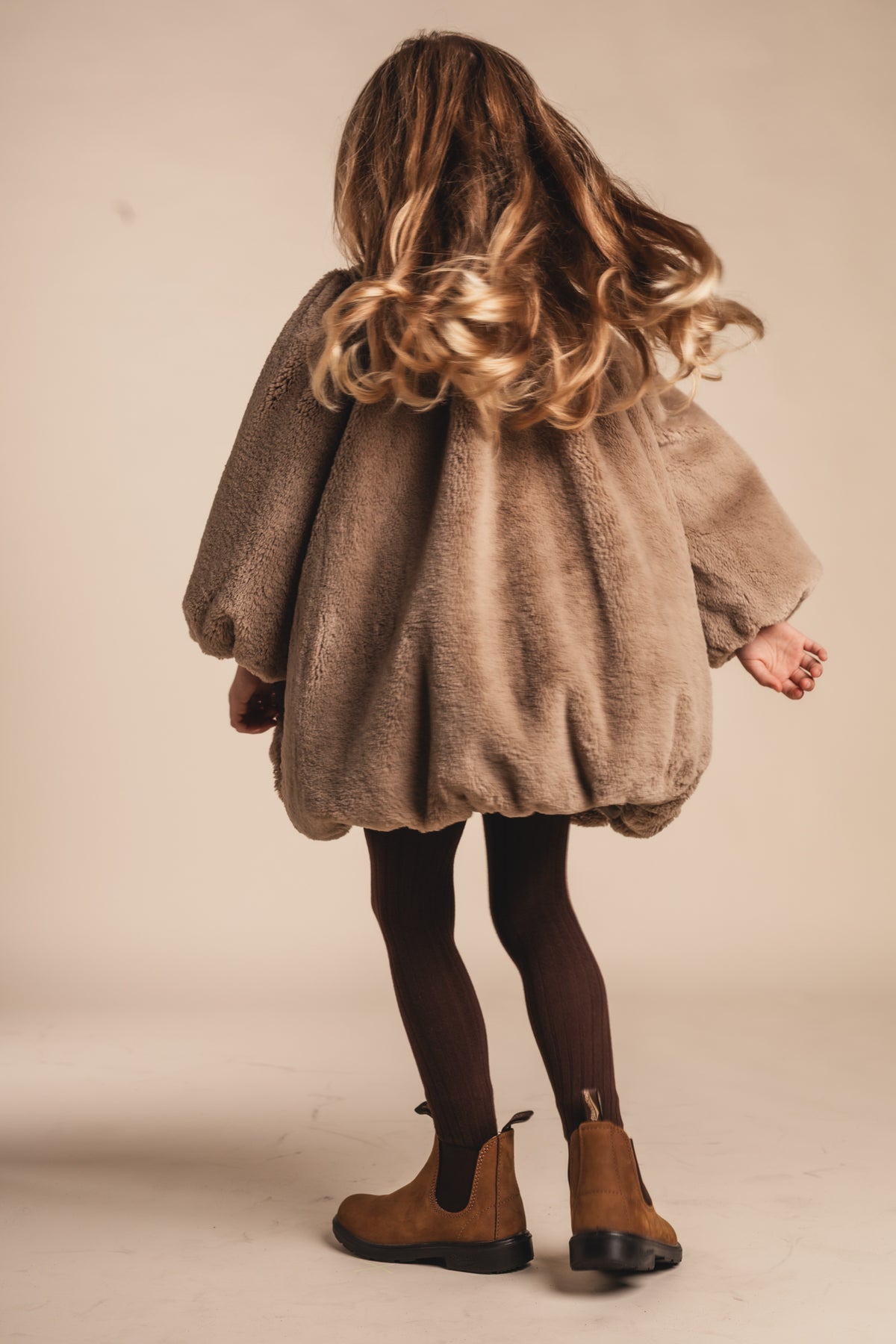 Baje Studio - Bowe beige dress