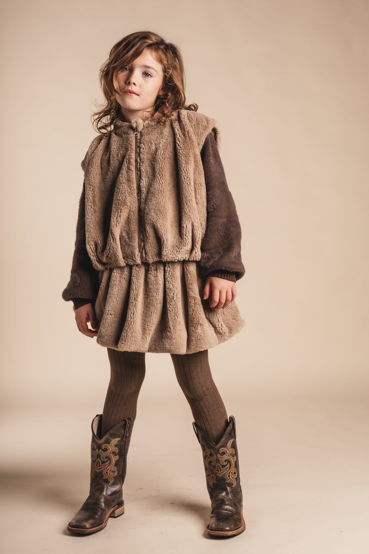 Baje Studio - Cez beige skirt