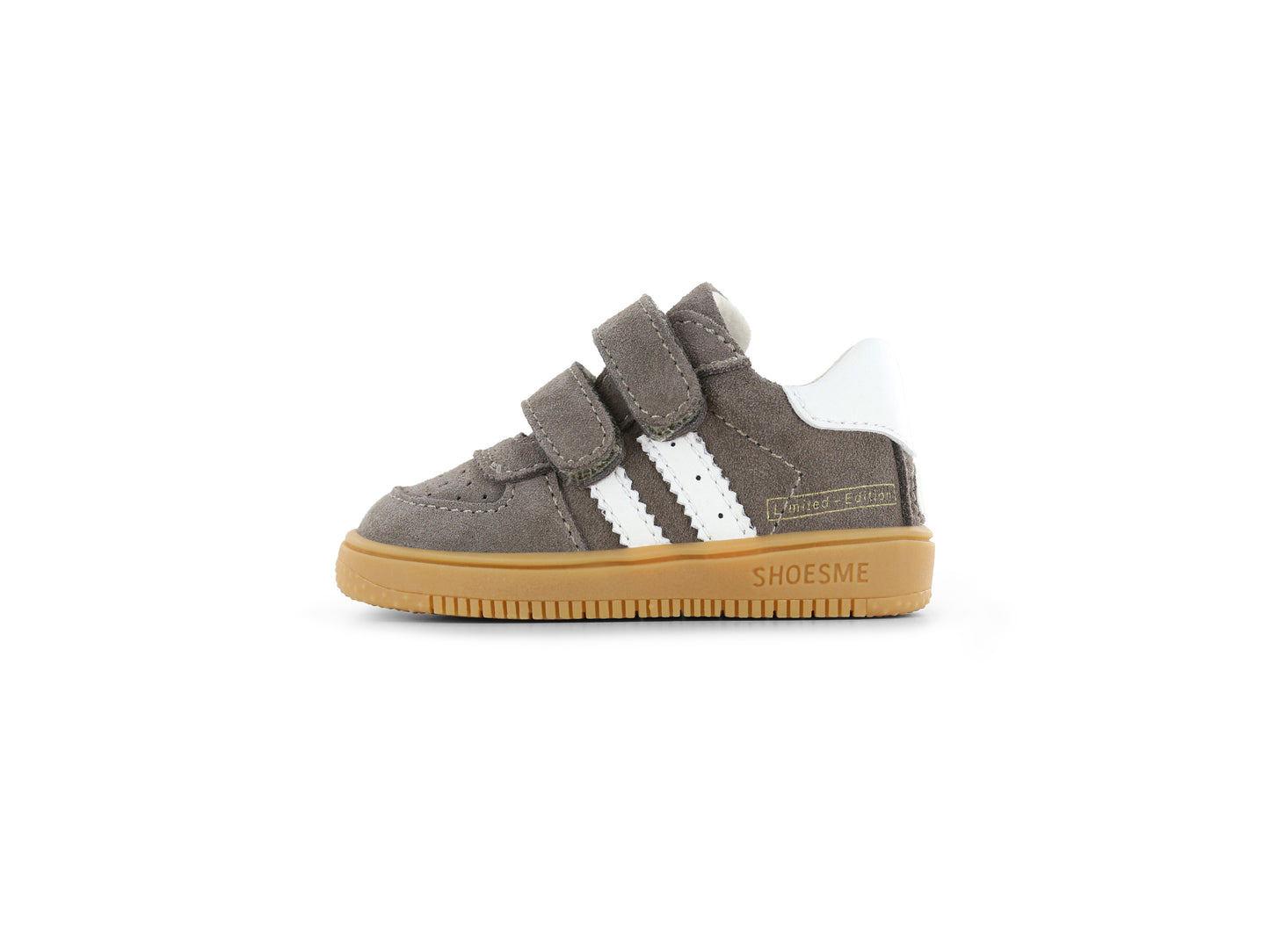 Shoesme - Sneaker light brown klittenband