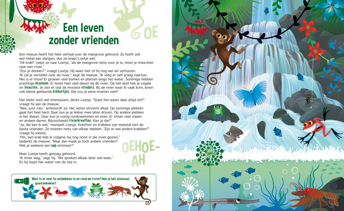 Speuren in het water