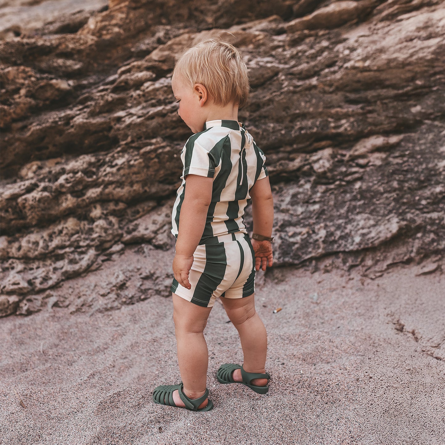 Salted Stories - Wide stripe swimtee