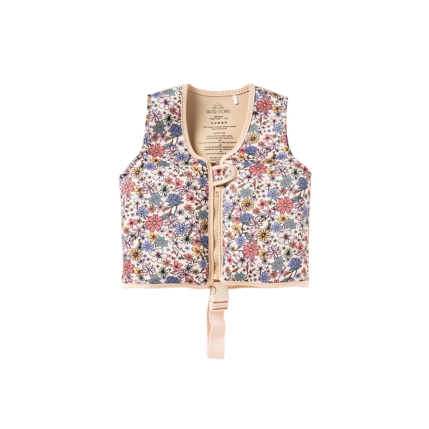 Salted Stories - Sparkly fleurs floating vest