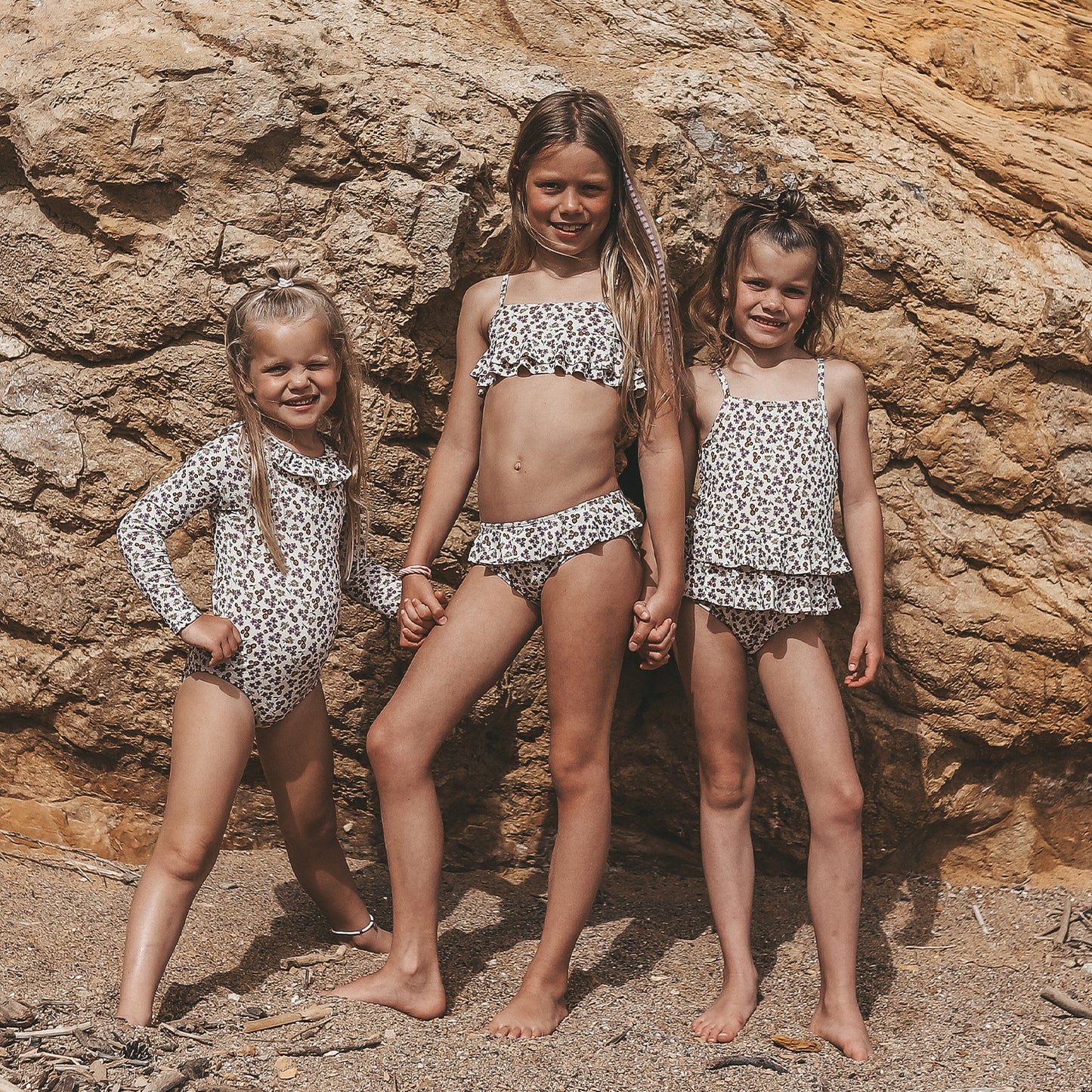 Salted Stories - Sparkly flower bikini