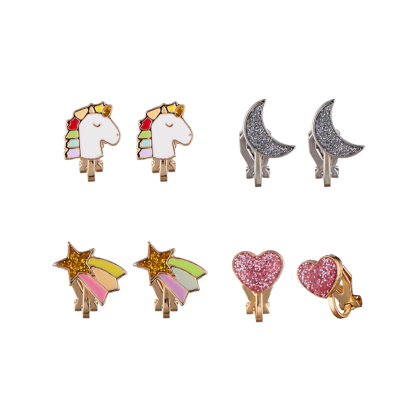 Rockahula - 3 paar oorbellen unicorn