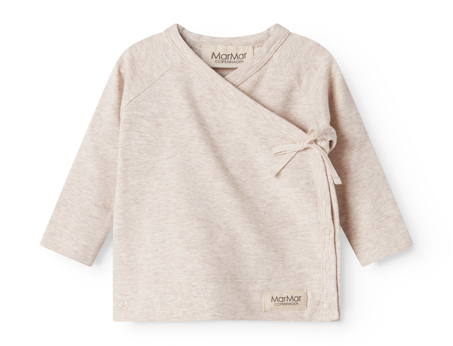 MarMar - Overslag shirt beige