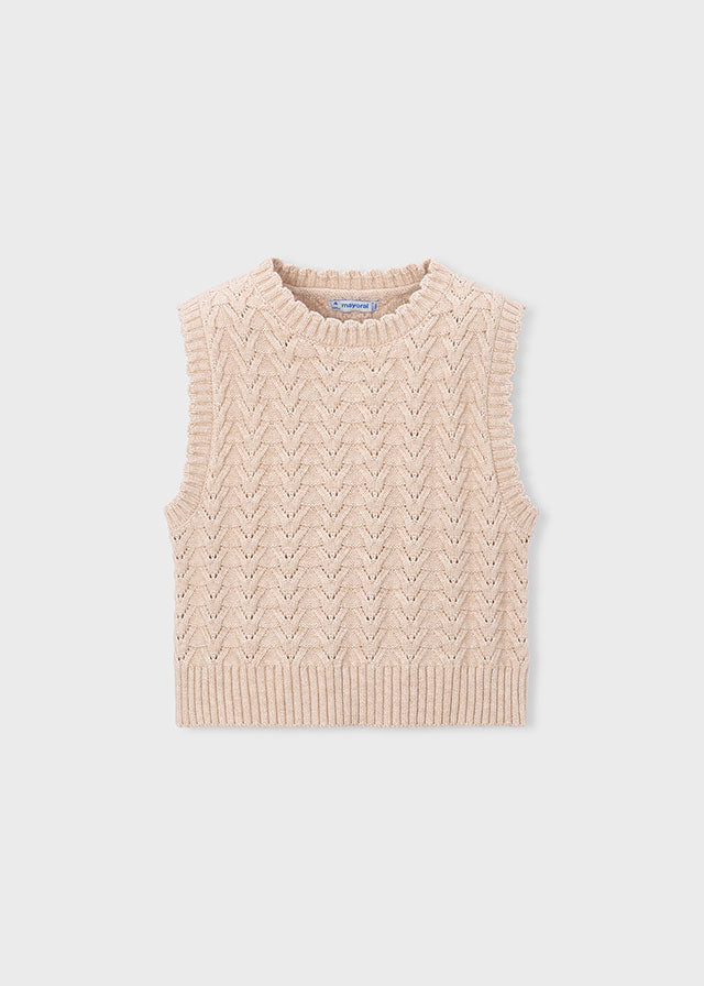 Mayoral - Gilet beige 4329