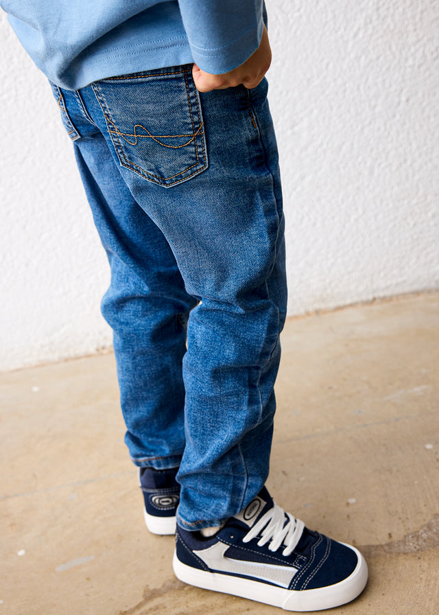 Mayoral - Denim pants blauw 4516