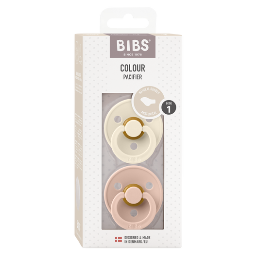 BIBS - 2-pack anatomic Ivory/Blush - 1