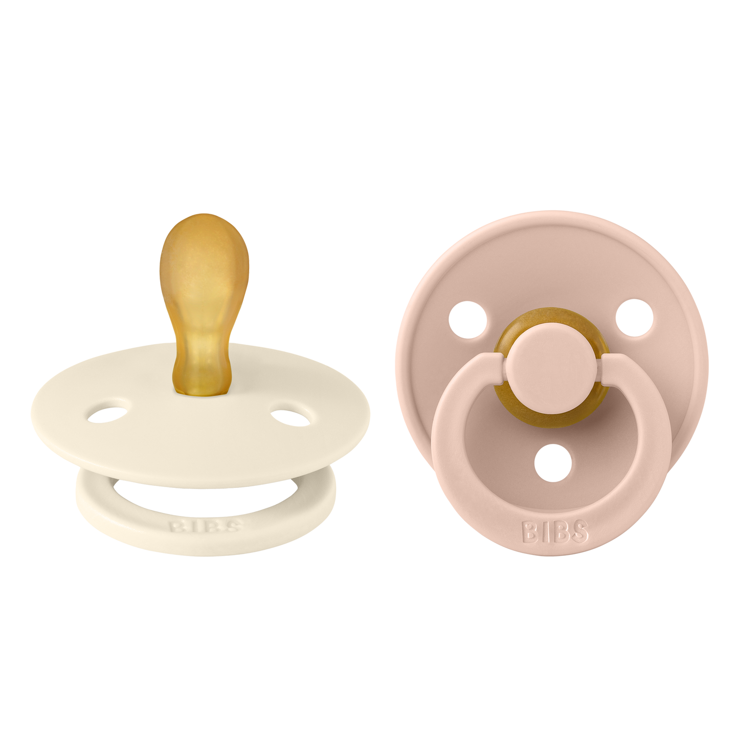 BIBS - 2-pack symmetr Ivory/Blush - 1
