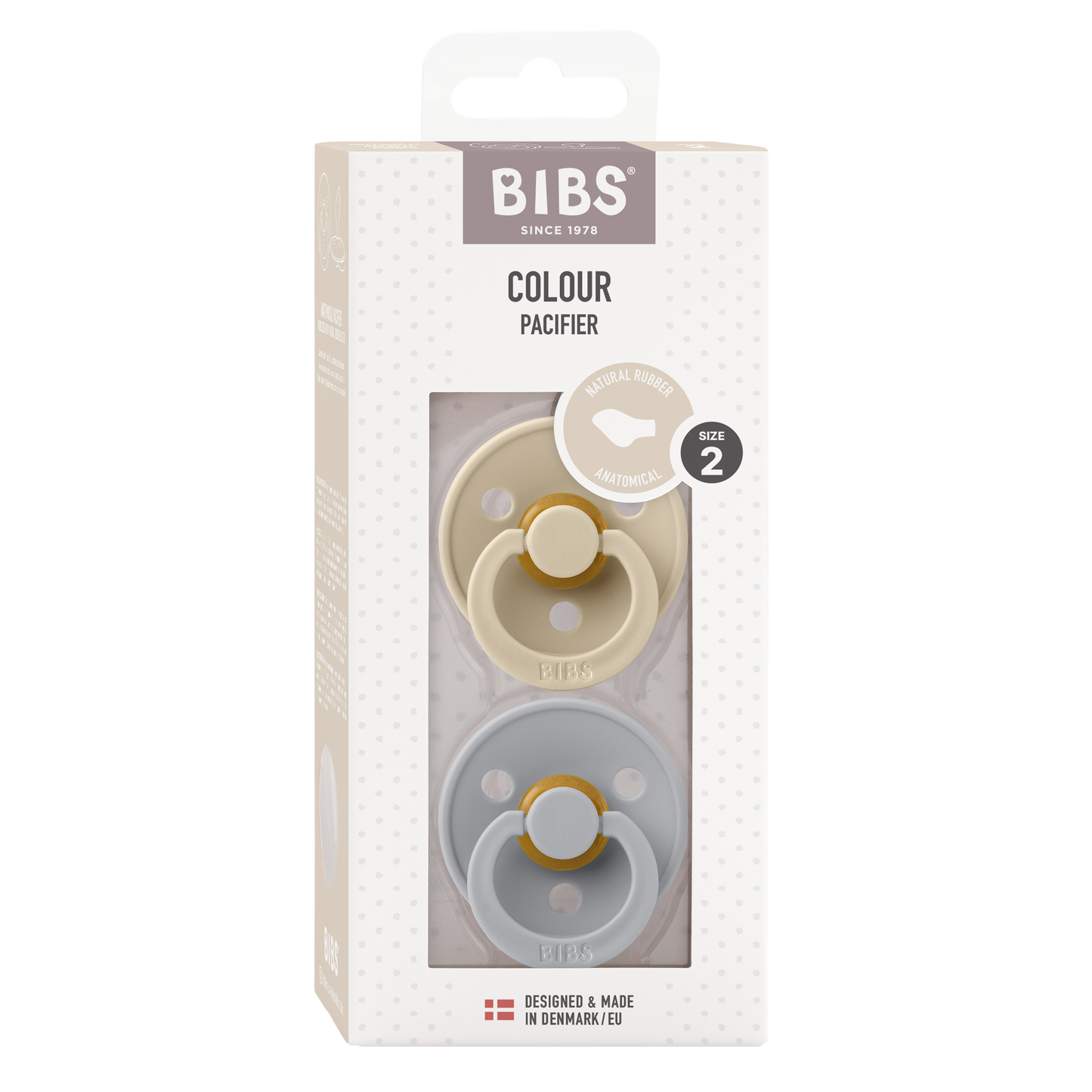BIBS - 2-pack anatomic Vanilla/Cloud - 2