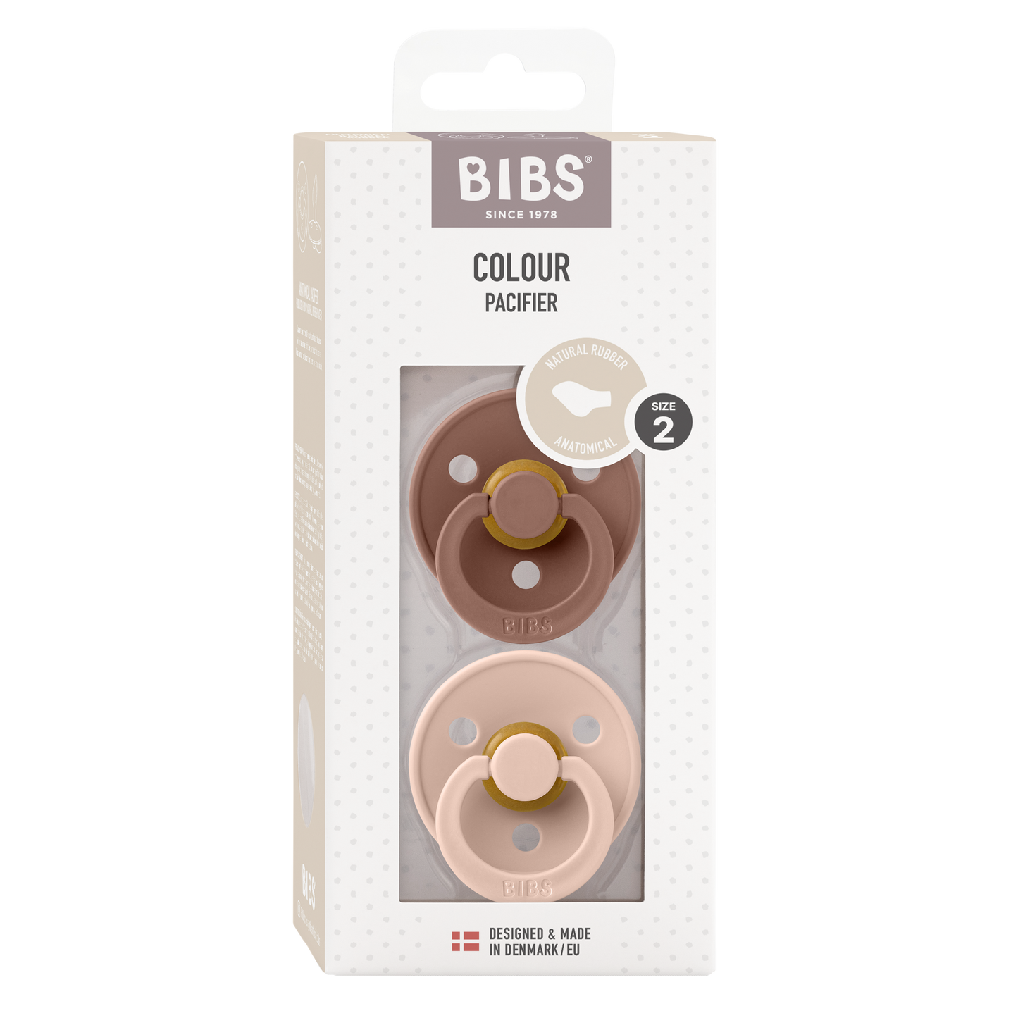 BIBS - 2-pack anatomic Blush/Woodchuck - 2