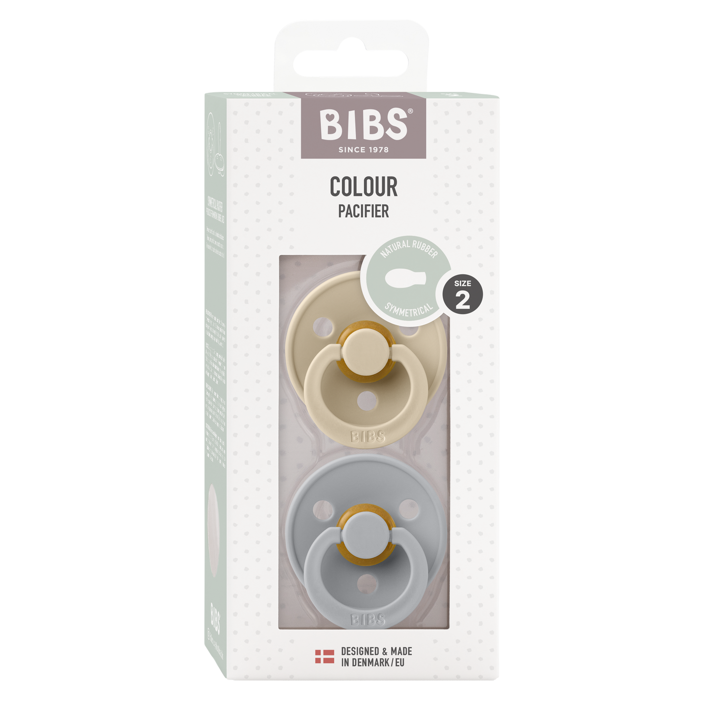 BIBS - 2-pack symmetr Vanilla/Cloud - 2