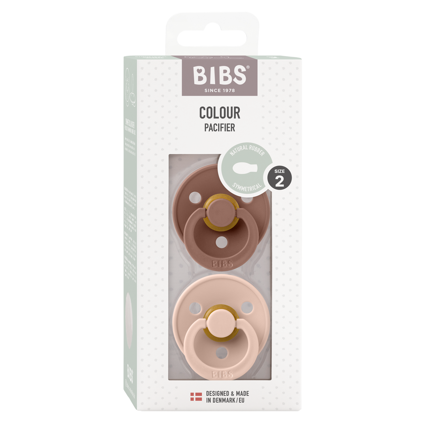 BIBS - 2-pack symmetr Woodchuck/Blush - 2