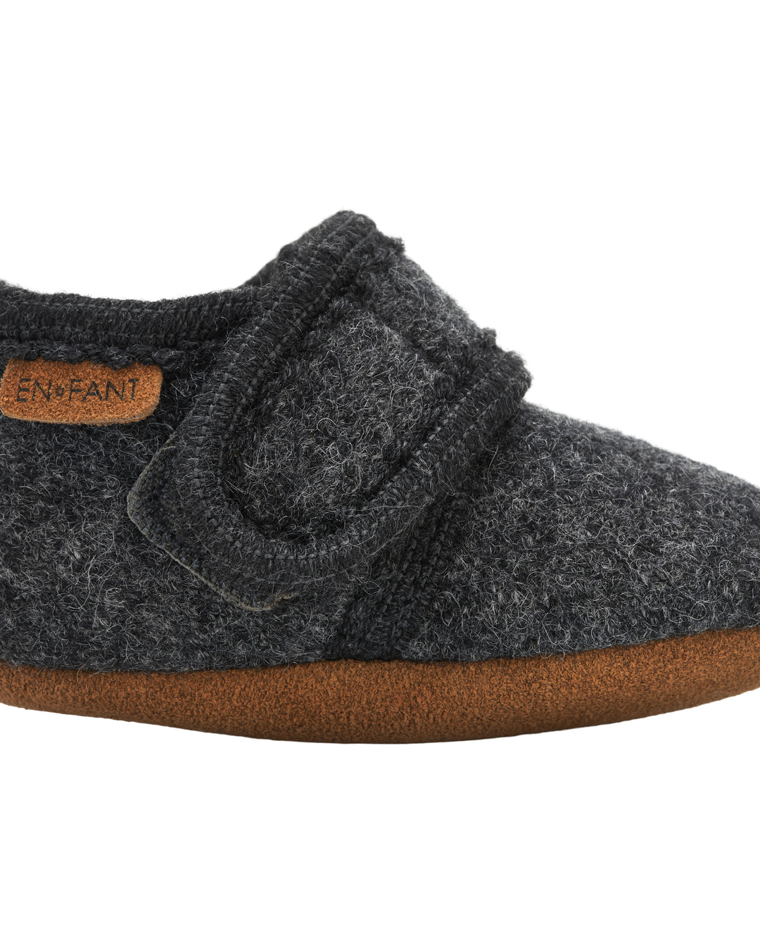 En Fant - Wool slofjes dark grey 1223