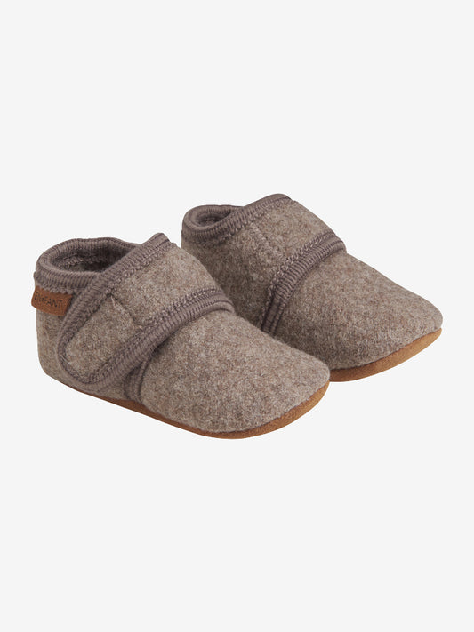 En Fant - Wool slofjes walnut