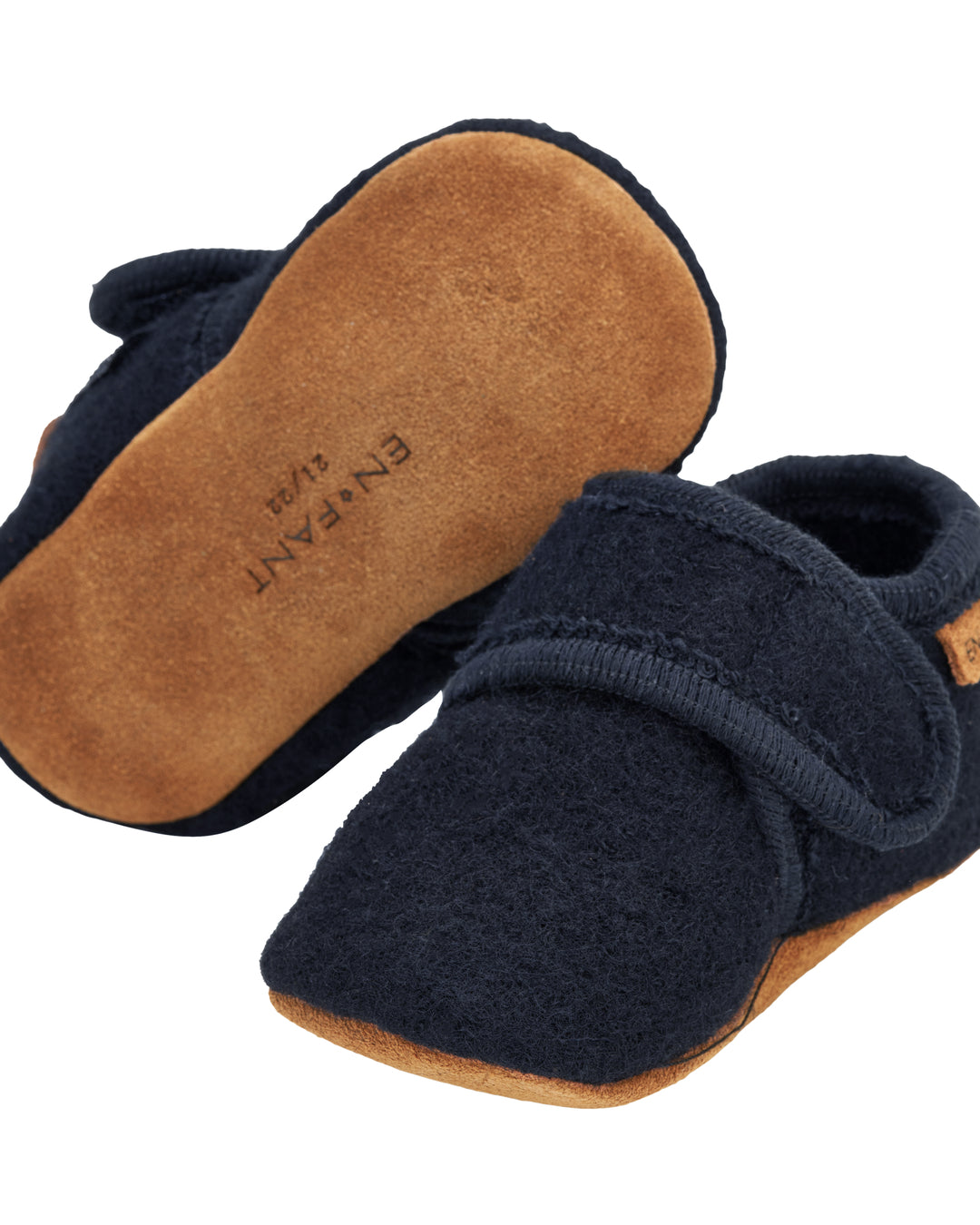 En Fant - Wool slofjes navy 7790