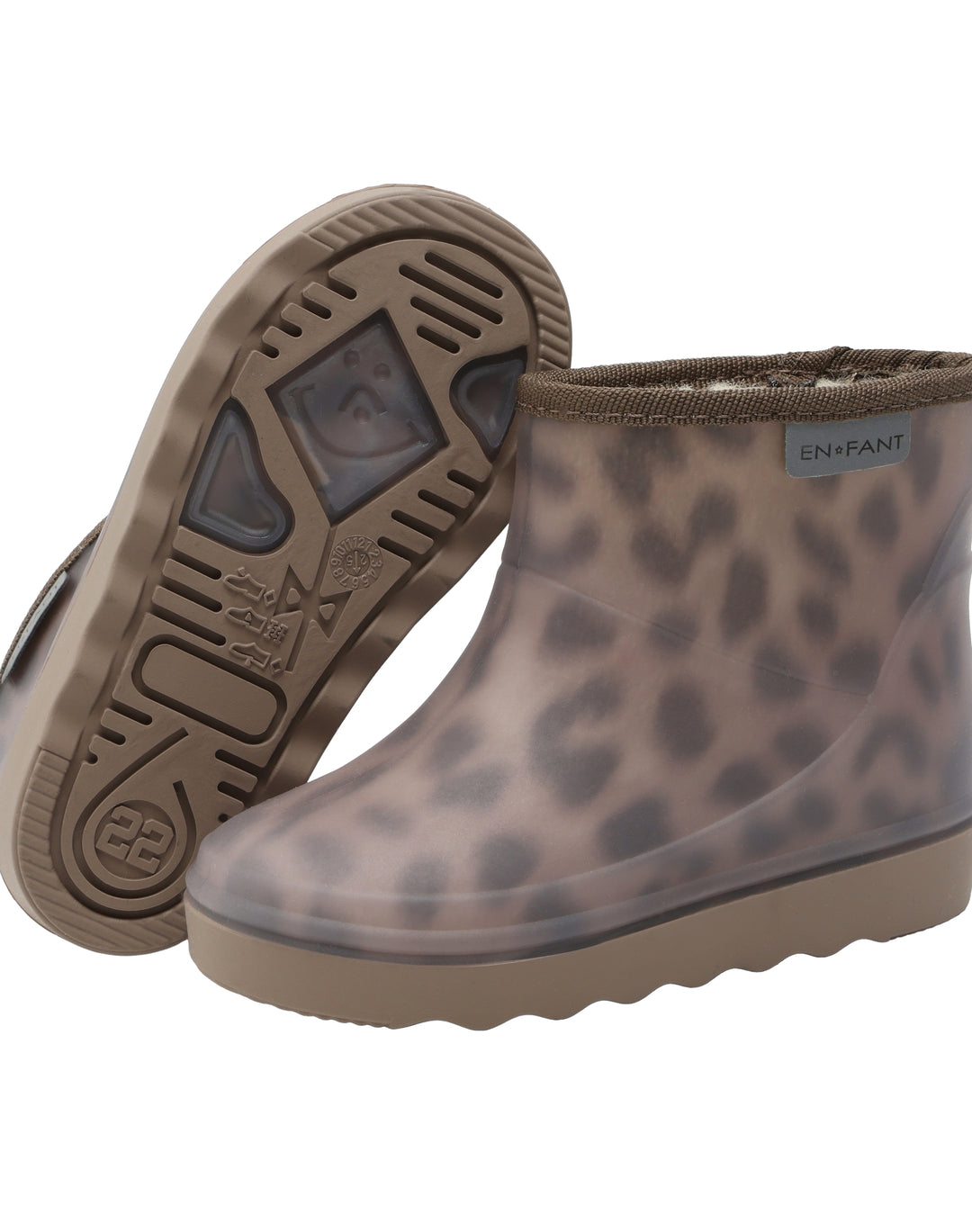 En Fant - Thermoboots short pine bark print - Levering September