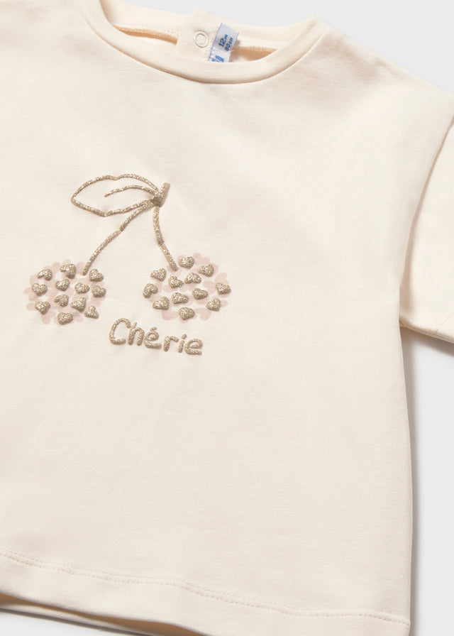 Mayoral - T-shirt met kersen