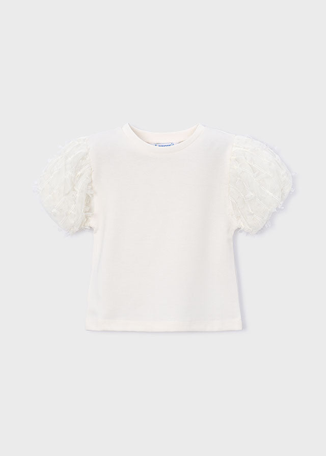 Mayoral - T-shirt  met kantmouwen