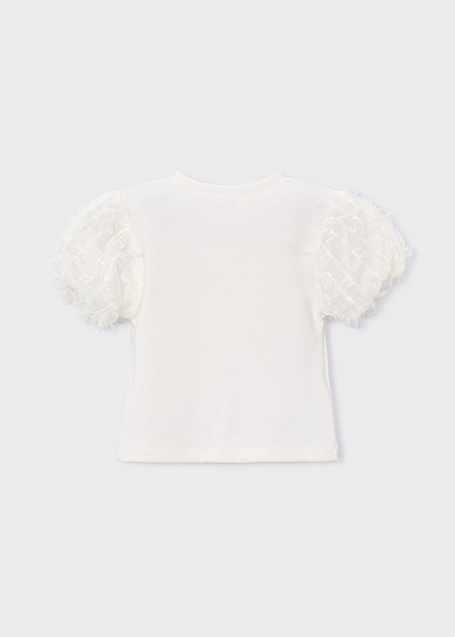 Mayoral - T-shirt  met kantmouwen