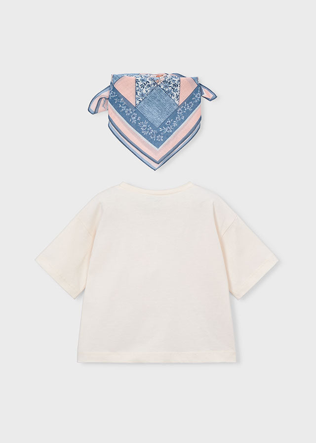 Mayoral - T-shirt + sjaal