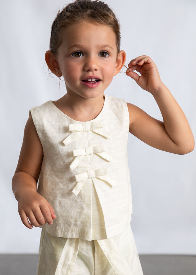 Mayoral - Top met strikjes