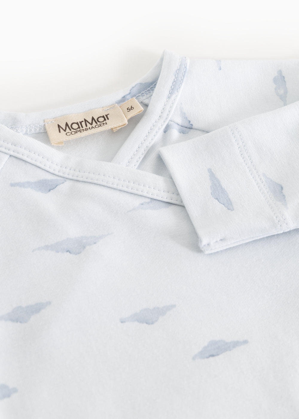 MarMar - Overslagshirt print blauw