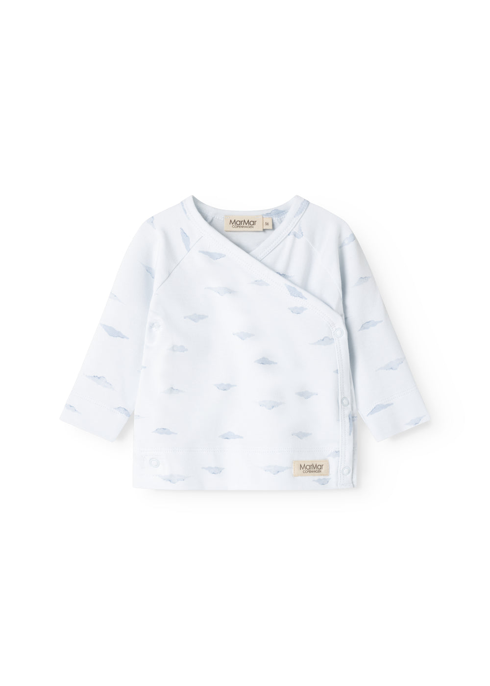 MarMar - Overslagshirt print blauw