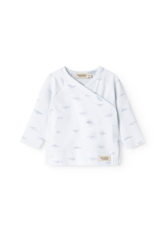MarMar - Overslagshirt print blauw